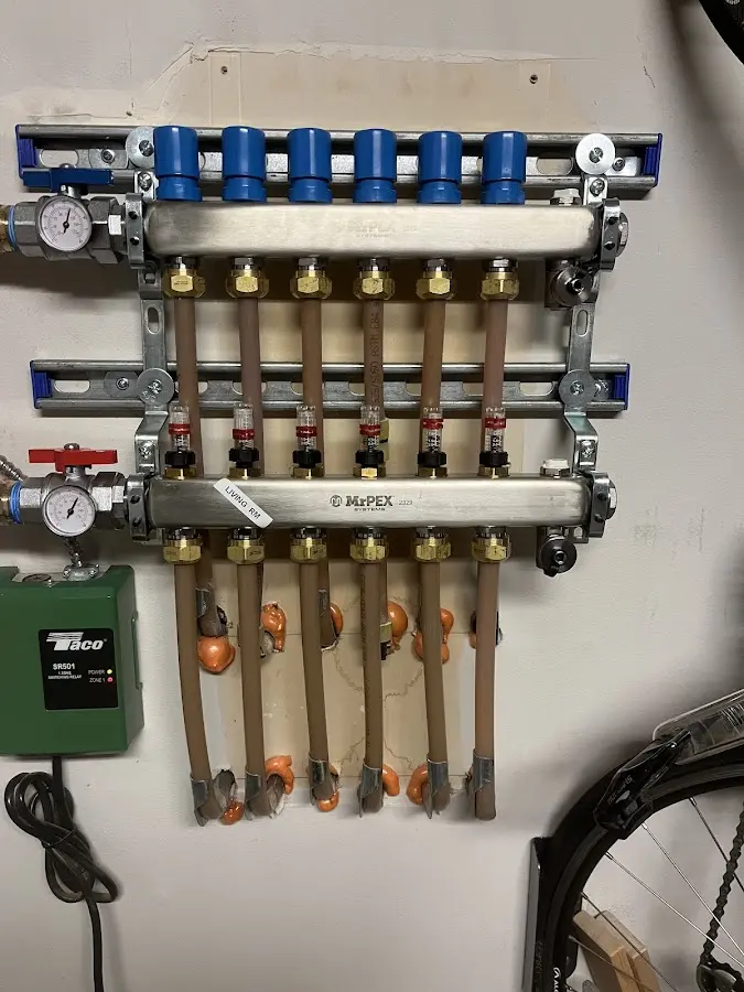 Plumber performing Gas Leak Detection at a residential property in North Mankato